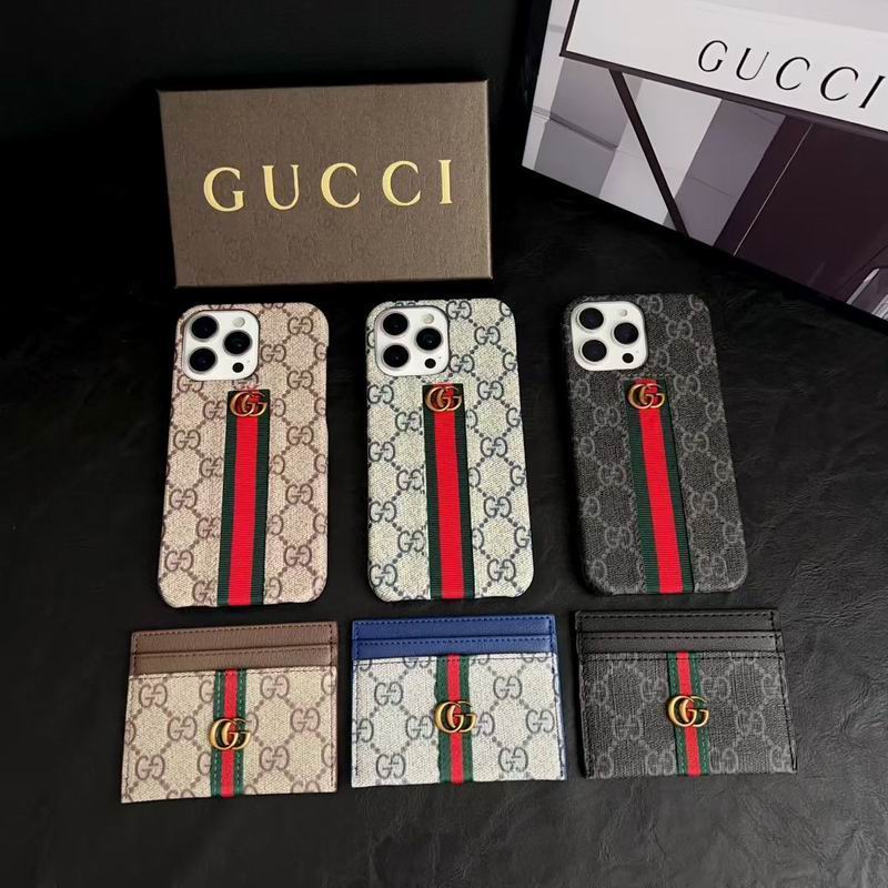 Gucci iphone 17 & card bag 082513